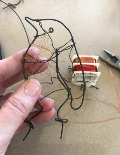 Oiseau Lebrin de fil