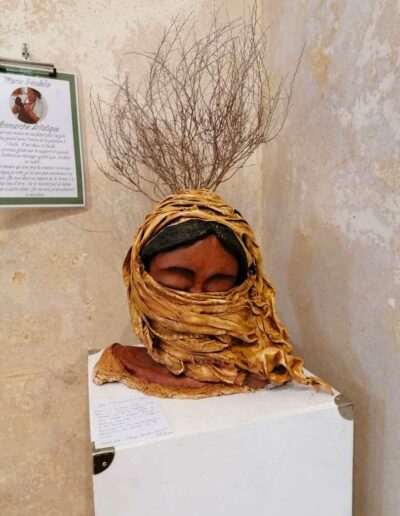 Portrait femme Sculpture Marie Nichet